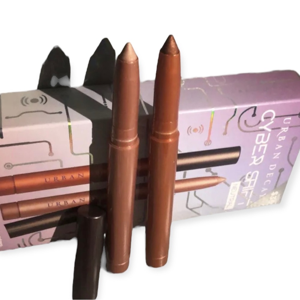 URBAN DECAY Cyber Shift Eyeshadow Stick Duo Neutral 24/7 Popoff & Hardfall